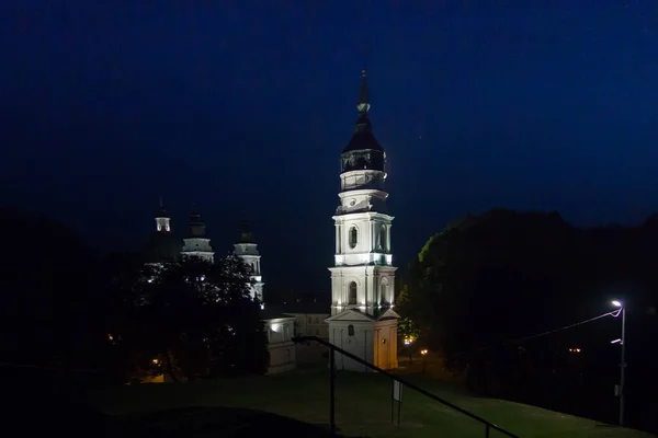 Shrine Basilica Virgin Mary Chelm Eastern Poland Lublin Dusk Evening — Stock Photo, Image