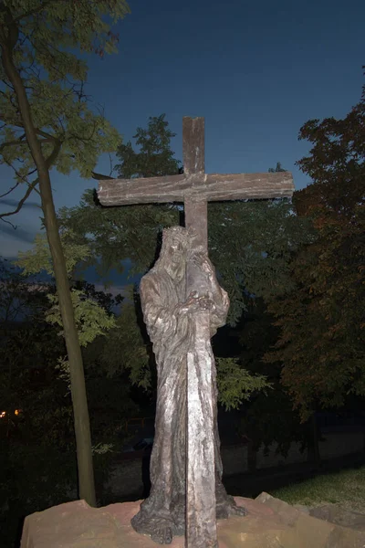 Chelm Polonia Settembre 2020 Calvario Intorno Alla Basilica Della Beata — Foto Stock