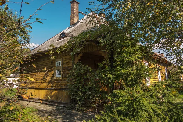 Starý Historický Rezidenční Dům Barevnou Zahradou Polském Chelmu Pozůstatky Domů — Stock fotografie