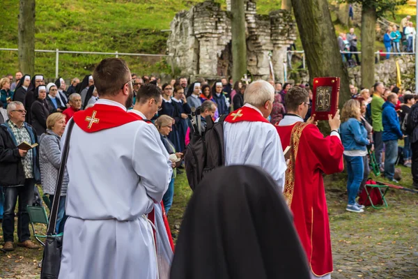 Berg Anna Polen September 2020 Religiöse Feierlichkeiten Zur Erhebung Des — Stockfoto