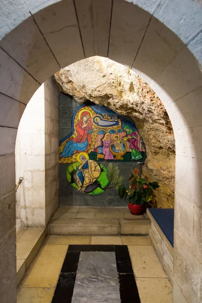 Ιερουσαλήμ Ισραήλ Ιανουαρίου 2020 Βηθεσδά Στην Εκκλησία Της Αγίας Άννας — Φωτογραφία Αρχείου