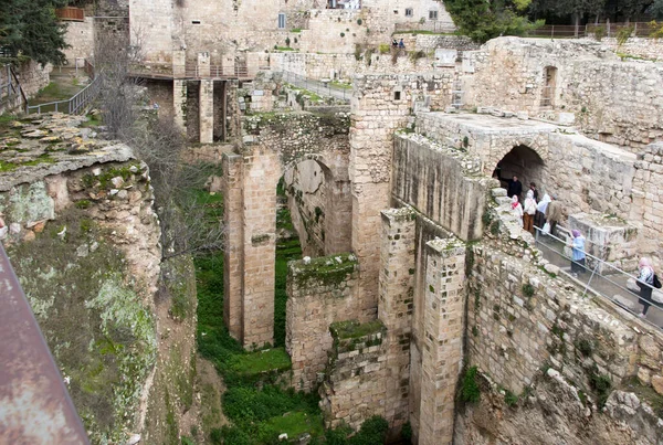 Pools Bethesda Church Saint Anne Jerusalem Israel — Stock Photo, Image