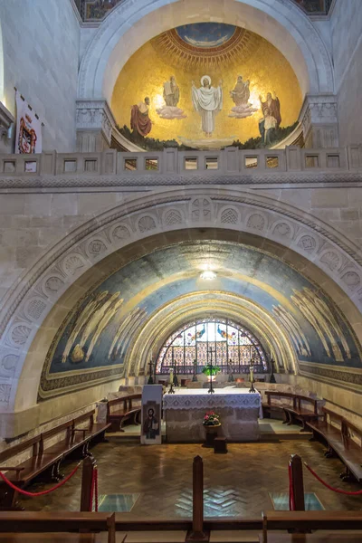 Monte Tabor Israel Janeiro 2020 Interior Igreja Transfiguração Monte Tabor — Fotografia de Stock