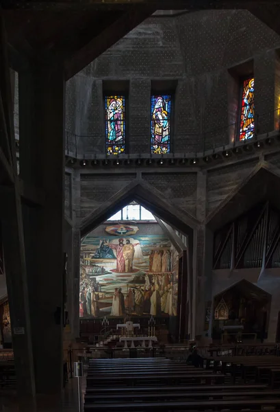 Nazareth Israel January 2020 Upper Church Basilica Annunciation Nazareth Israel — Stock Photo, Image