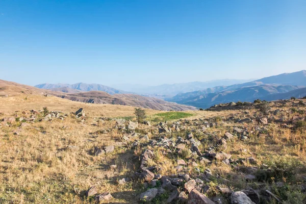 Vista Las Montañas Zona Del Paso Vardenyats Paso Selim Armenia — Foto de Stock
