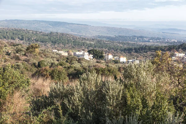 Tabor Dağı Nın Çevresindeki Bölge Srail Deki Tanrı Nın Dönüşümünden — Stok fotoğraf