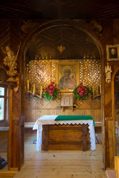 Roadside Chapel Joseph Jesus Church Bachledowce Tatra Mountains Place Repeated — Stock Photo, Image