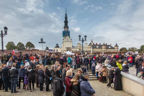 Czestochowa Polonia Octubre 2016 Expiación Unida Oración Todo Día Encontrándose —  Fotos de Stock