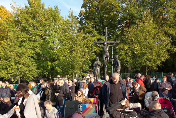 Czestochowa Polsko Října 2016 Spojené Vykoupení Celodenní Modlitba Setkávání Lidí — Stock fotografie