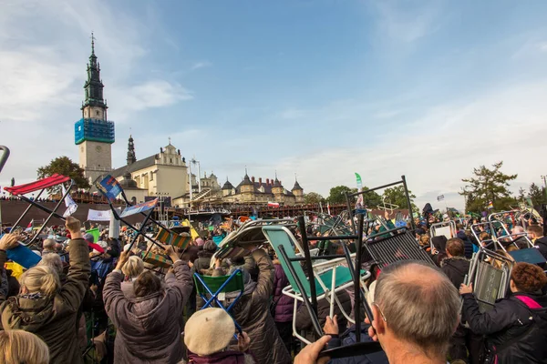 Czestochowa Polen Oktober 2016 Försoning Heldags Bönemöte Med Människor Från — Stockfoto