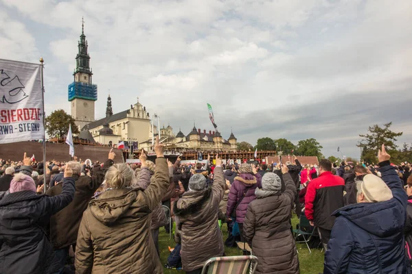 Czestochowa Polen Oktober 2016 Försoning Heldags Bönemöte Med Människor Från — Stockfoto