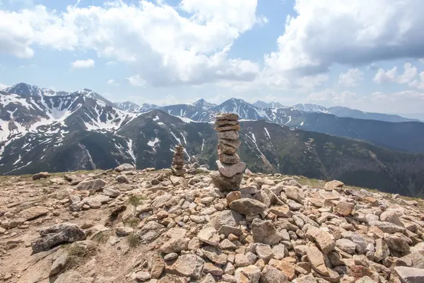 Pohled Hřebene Ornak Vysoké Tatry Polsko — Stock fotografie