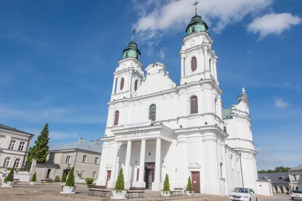 Chełm Polska Lipca 2021 Witraże Oknie Kościoła Sanktuarium Matki Bożej — Zdjęcie stockowe