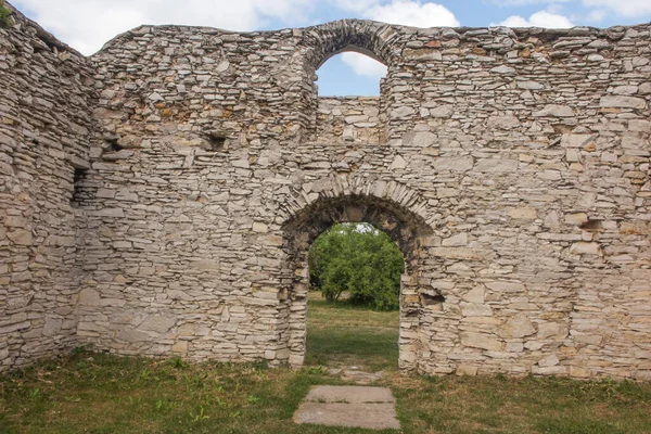 Ruins of the church of St. Stanislawa in Zarki - ruins of the Baroque church from the second half XVIII century. Church stood at an important trade route leading from Krakow to Czestochowa, Poland