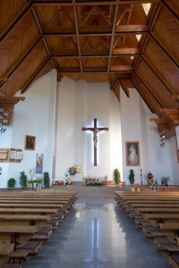 Zakopane, Polonya, 8 Haziran 2021: Polonya 'nın Zakopane kentindeki Kutsal Haç Kilisesi