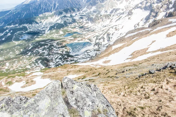 Utsikt Över Tatrabergen Från Sidan Kasprowy Wierch Polen Början Juni — Stockfoto