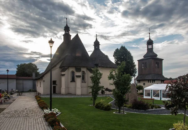 Történelmi Plébánia Templom Szent József Sadow Gliwice Egyházmegye Lengyelországban — Stock Fotó
