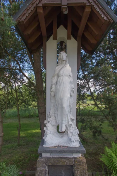 Tajemnice Różańca Otoczeniu Sanktuarium Matki Bożej Ludzmierzu Podhalu Wniebowzięcie Maryi — Zdjęcie stockowe