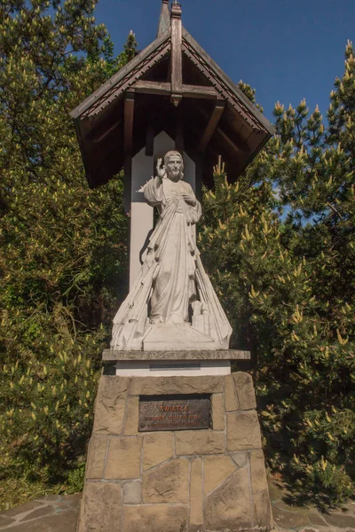 Misteri Del Rosario Nei Dintorni Del Santuario Della Madonna Ludzmierz — Foto Stock