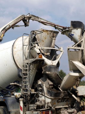dökülen beton mikser pompa pompa karıştırıcı olmadan ile 