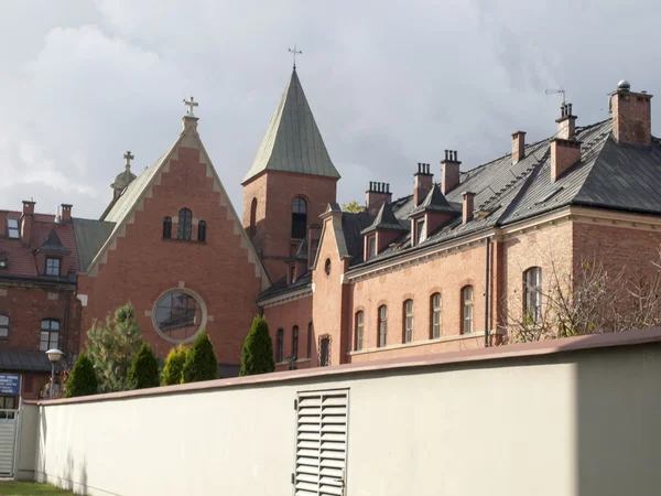 Convento onde ela permaneceu santa Faustina em Cracóvia, na Polônia Lag — Fotografia de Stock