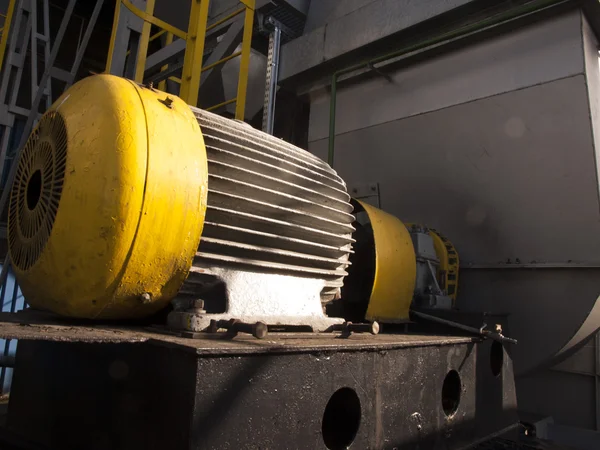 Old, painted electric motor — Stock Photo, Image