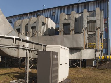 precipitators ve baca gaz kanalları kazanları için 