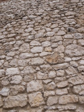 arkaplan olarak eski taş duvar