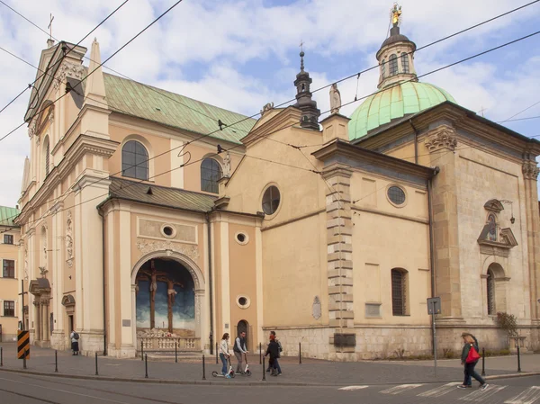 KRAKOW, POLONIA - 29 de marzo de 2015: La Iglesia Carmelita en Cracovia , —  Fotos de Stock