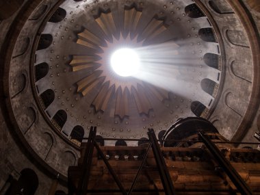 Kudüs - Juli 15: Yunan Şapel kilise kutsal Sepulchr