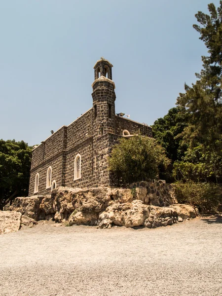 Kostel prvenství Petra, tabgha — Stock fotografie