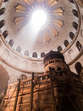 Kudüs - Juli 13: Yunan Şapel kilise kutsal Sepulchr