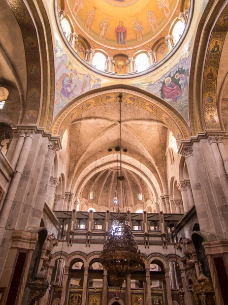 GERUSALEMME - Luglio 13: La volta di una delle cappelle del Basi — Foto Stock