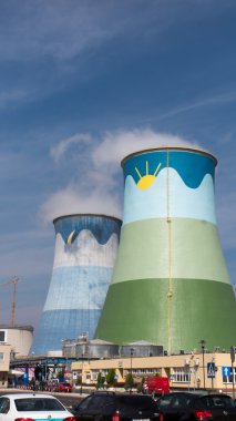 Opole, Polonya, 14 Eylül 2015: Kömür tesisi Opole Brzez içinde