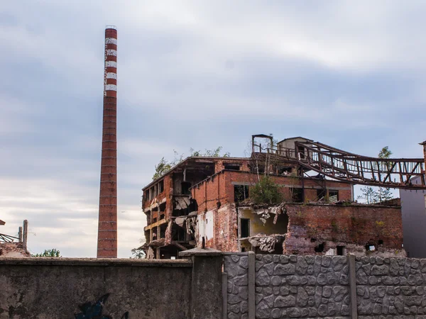 Παλιά εγκαταλείψει paperworks σε Kalety - Πολωνία, Σιλεσία — Φωτογραφία Αρχείου