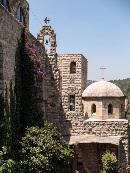 Kyrkan St. John i öknen, området av Jerusalem — Stockfoto