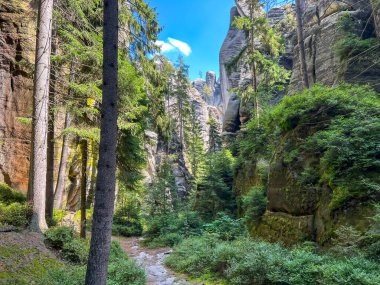 Çek Cumhuriyeti 'ndeki Rock Town Adrspach, Rocks