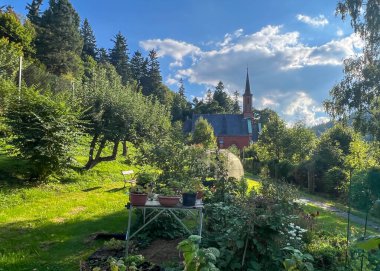 Polonya, Duszniki-Zdroj 'daki İsa' nın Kutsal Kalbi Kilisesi..