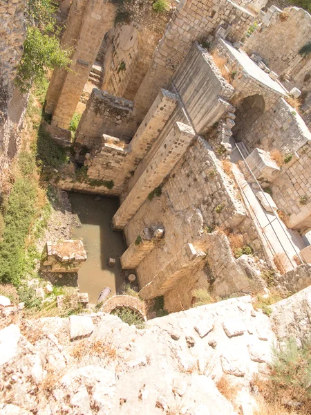 ベセスダ廃墟の古代のプール。エルサレムの旧市街 — ストック写真