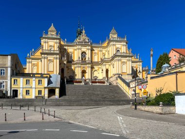 Wambierzyce, Polonya, 4 Eylül 2025: Kutsanmış Bakire Meryem 'in Ziyareti Bazilikası, Wambierzyce Mabedi, Aileler Kraliçesi, Klodzko Bölgesi Patroniçesi.
