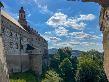 Çek Cumhuriyeti 'ndeki Nachod Şatosu.