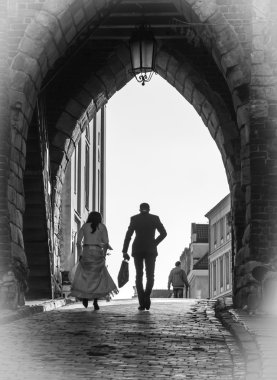 Kapısında Opatowska, Sandomierz genç Çift