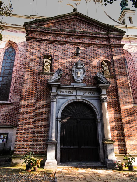 Fragmento de la fachada de la histórica catedral de Sando —  Fotos de Stock