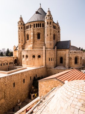 Dormition Kilisesi ve Manastırı mount Zion Kudüs'te Tarih