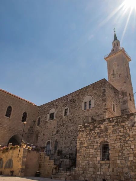 Jana Chrzciciela, poprzednik Jezusa Crystusa, tradycyjnej rezydencji St. Elżbiety i Zachariasza i miejsce narodzin Jana Chrzciciela. Ein Karem, Izrael — Zdjęcie stockowe