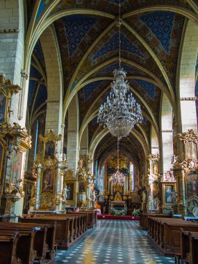 Sandomierz, Polonya 16 Ekim 2015.: Alhambra iç