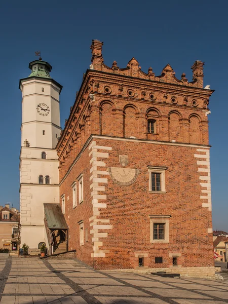 Sandomierz, Polen - oktober 16:Part van de oude stad op 16 oktober, — Stockfoto
