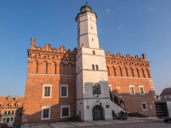 Sandomierz, Polen - oktober 16:Part i gamla stan den 16 oktober, — Stockfoto
