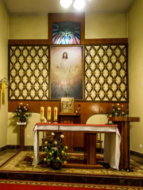 Siedlec, Polonya, 22 Kasım 2015.: kutsal ruhun Chapel