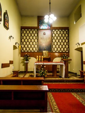 Siedlec, Polonya, 22 Kasım 2015.: kutsal ruhun Chapel